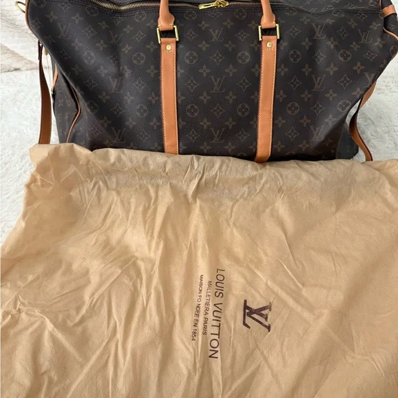 Louis Vuitton Brown Monogram Duffel Bag
